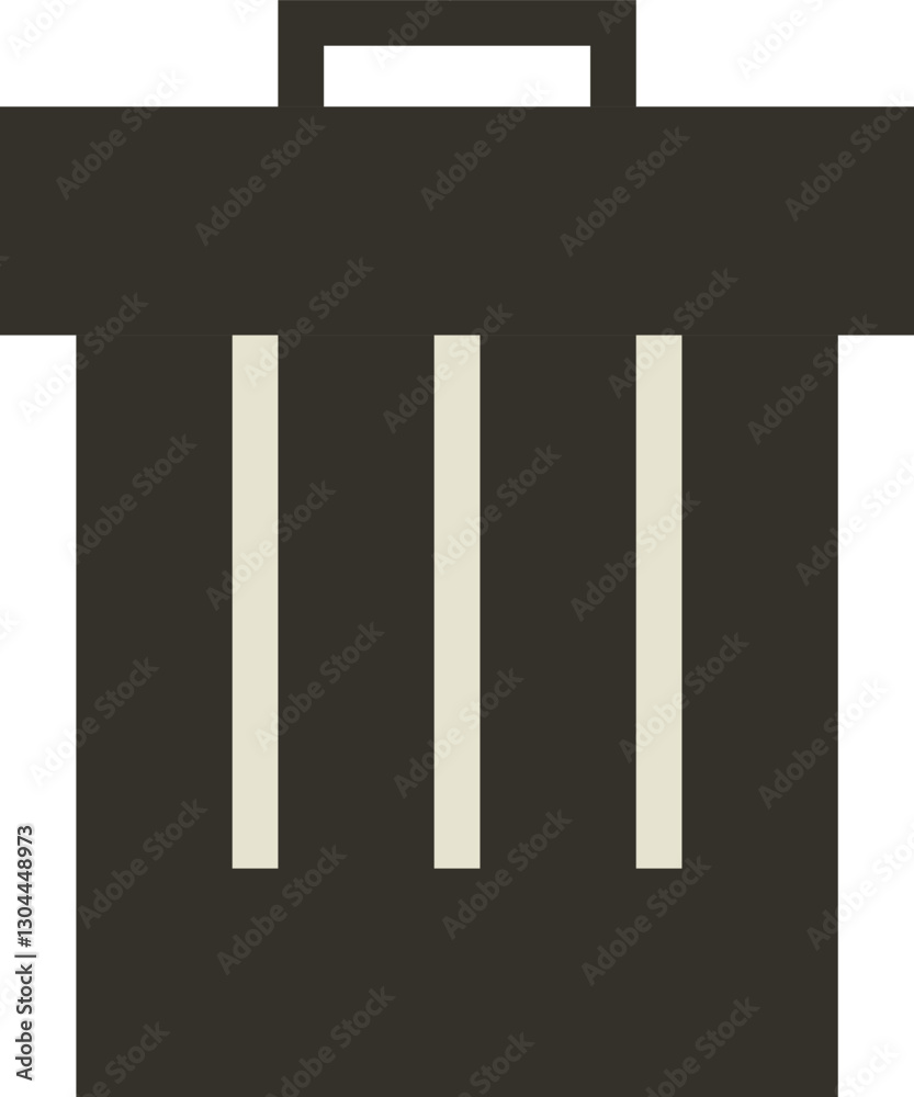 trash flat web icon concept trash flat web icon concept
