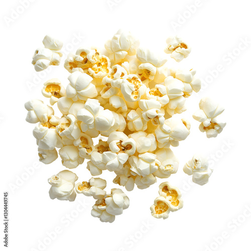 Popcorn Pile on transparent background photo