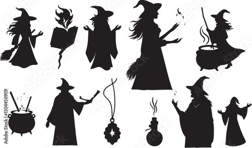 Magic and Sorcery Silhouette