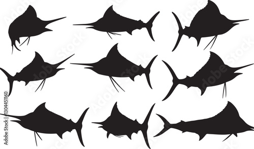 Marlin Silhouettes