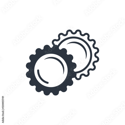 beer cap icon. vector.Editable stroke.linear style sign for use web design,logo.Symbol illustration.