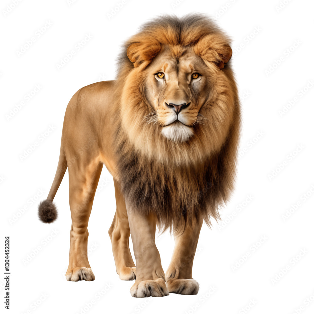 High Quality PNG Cutout Photo of a Lion Realistic Full Body Wildlife Image High Quality PNG Cutout Photo of a Lion Realistic Full Body Wildlife Image