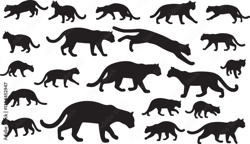 Ocelot Silhouettes Ocelot Silhouettes