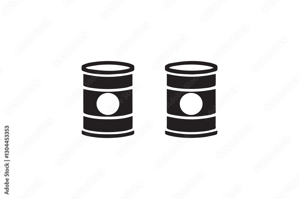oil barrels isolated on white oil barrels isolated on white