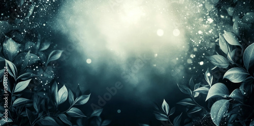 Abstract background with beautiful plants, 