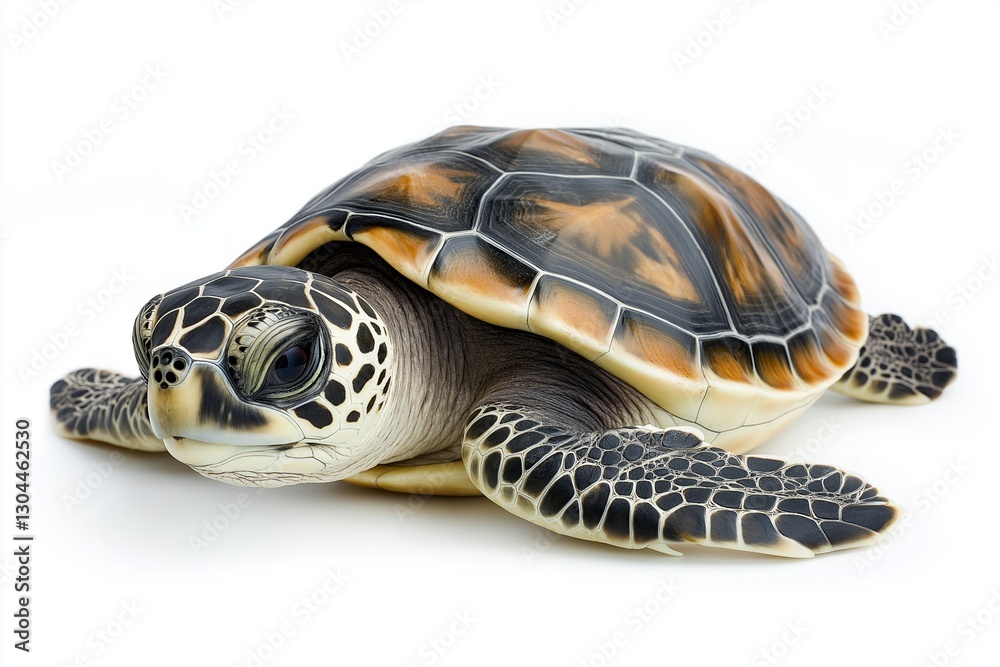 Fototapeta premium Matamata turtle isolated on white background