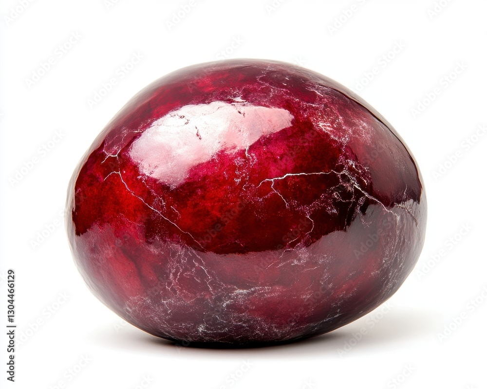 Fototapeta premium Shiny Red Decorative Stone