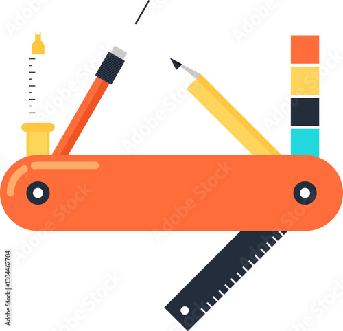 Power Tools flat web icon concept