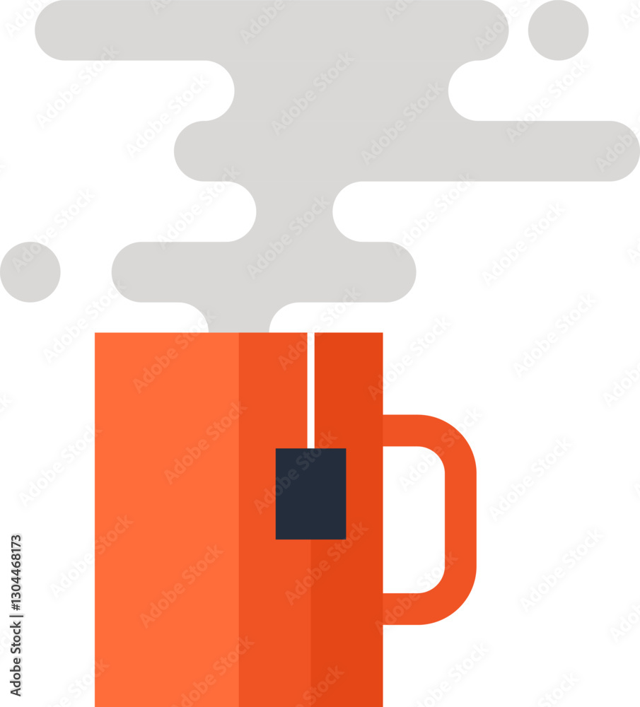 Fototapeta premium Take a Break flat web icon concept