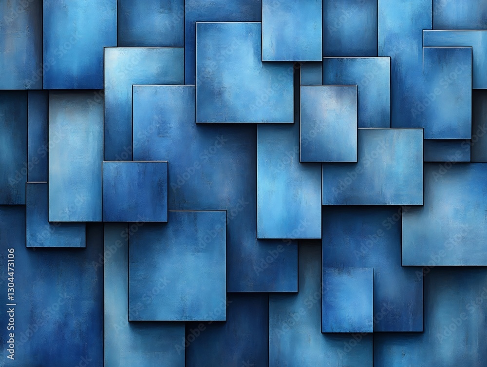 Abstract Blue Square Texture Subtle Light and Shadow Play. AI Generated Abstract Blue Square Texture Subtle Light and Shadow Play. AI Generated