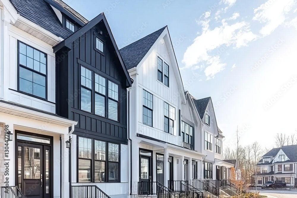 Obraz premium The summer will bring the launch of a cutting-edge apartment building, epitomizing modern Canadian residential design