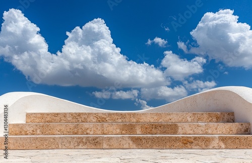 Modern buildings often incorporate curved stone details into their facades