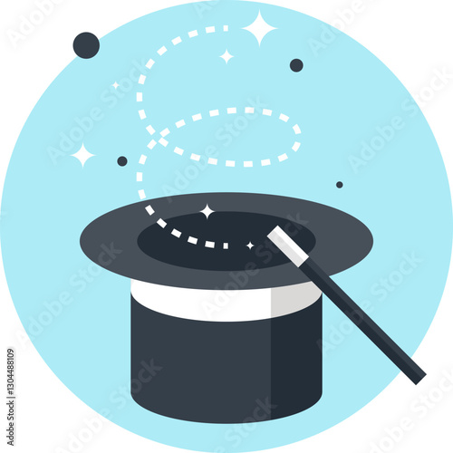 Creations flat web icon