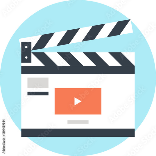 Action flat web icon