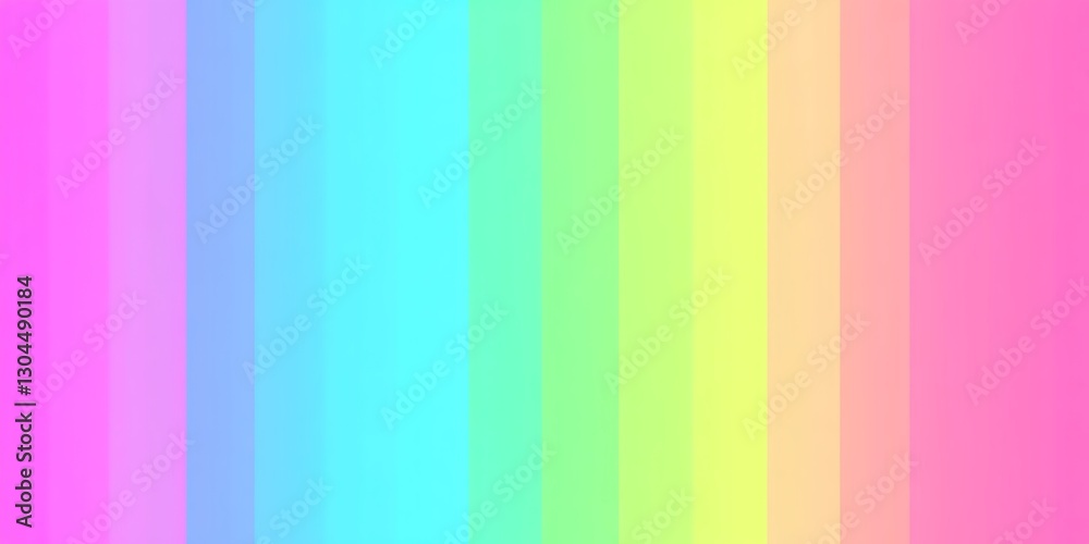 Vibrant vertical bars showing a gradient palette of pastel colors Vibrant vertical bars showing a gradient palette of pastel colors