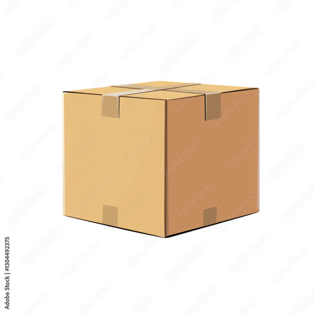Sealed Cardboard Box Delivery Package Shipping, Sealed Cardboard Box Delivery Package Shipping,