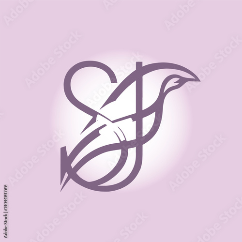 vector illustration of an abstract background, A conceptual image of barbed wire shaped into an infinity symbol on a pink background, representing endless struggle and resilience.