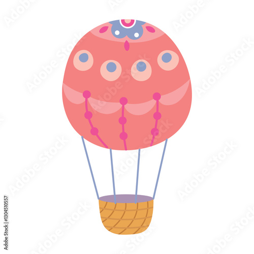 Cute Balloon on white isolated background
