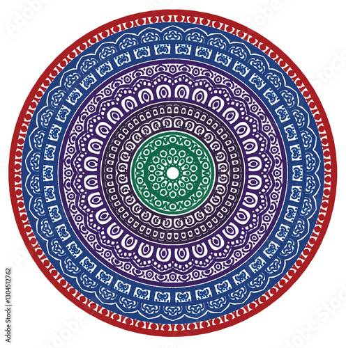 Signs and symbols. Circle pattern lotus or flower mandala art design. colorful, vintage, tradition, classic, dco, cycle, islamic, arabic, embroidery, bandana, Indian motifs, traditional, Turkish.
