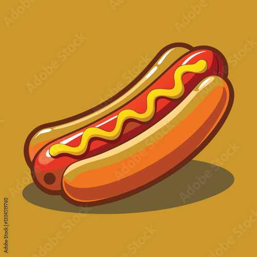 hot dog vector