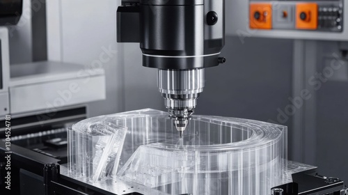 Wallpaper Mural Automated metal bending machine forming precise angles in a workshop. Torontodigital.ca