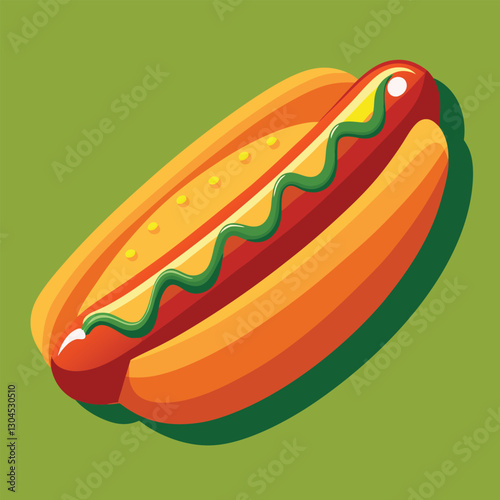 hot dog vector