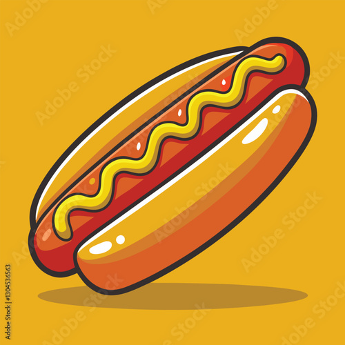 hot dog vector