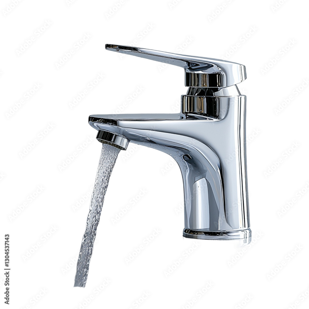 Shiny chrome faucet with running water png
Shiny chrome faucet with running water png