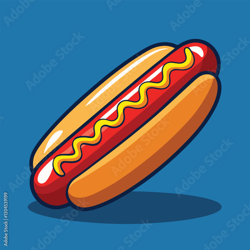 hot dog vector