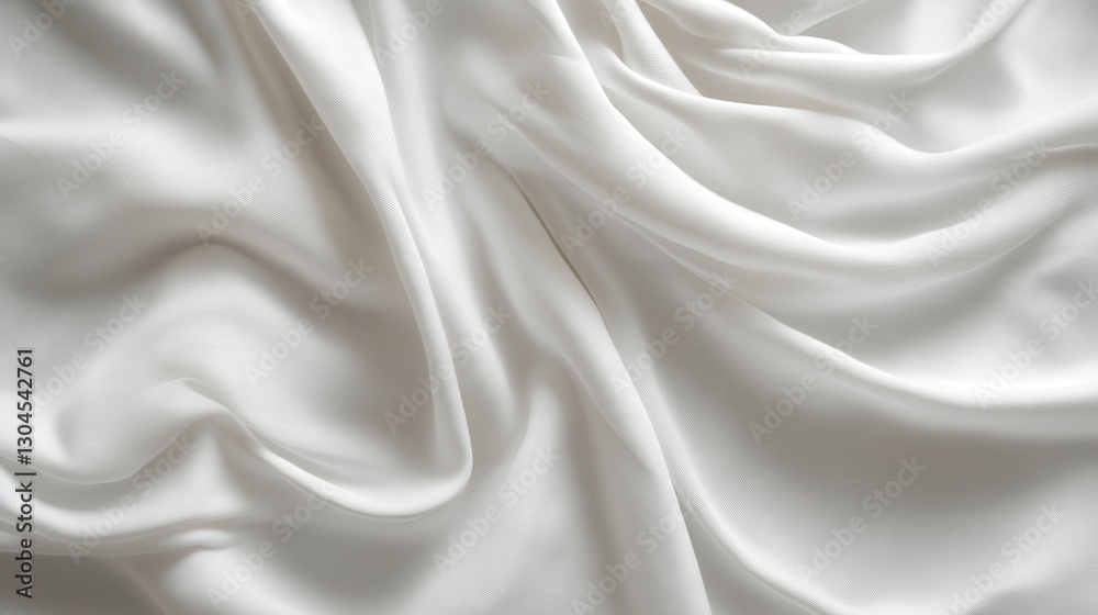 Obraz premium A blank white t-shirt, its smooth cotton surface ready to be adorned with a design, against a neutral backdrop, inviting creativity and imagination.