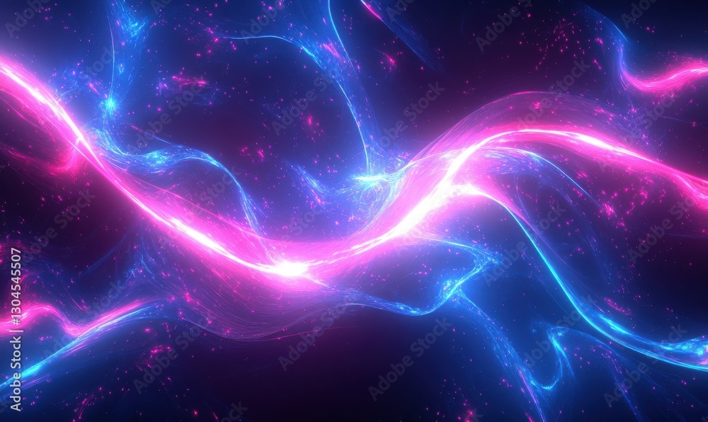 Abstract depiction of a glowing pink and blue neural network with dynamic connections, perfect for technological or scientific themes, . Abstract depiction of a glowing pink and blue neural network with dynamic connections, perfect for technological or scientific themes, .