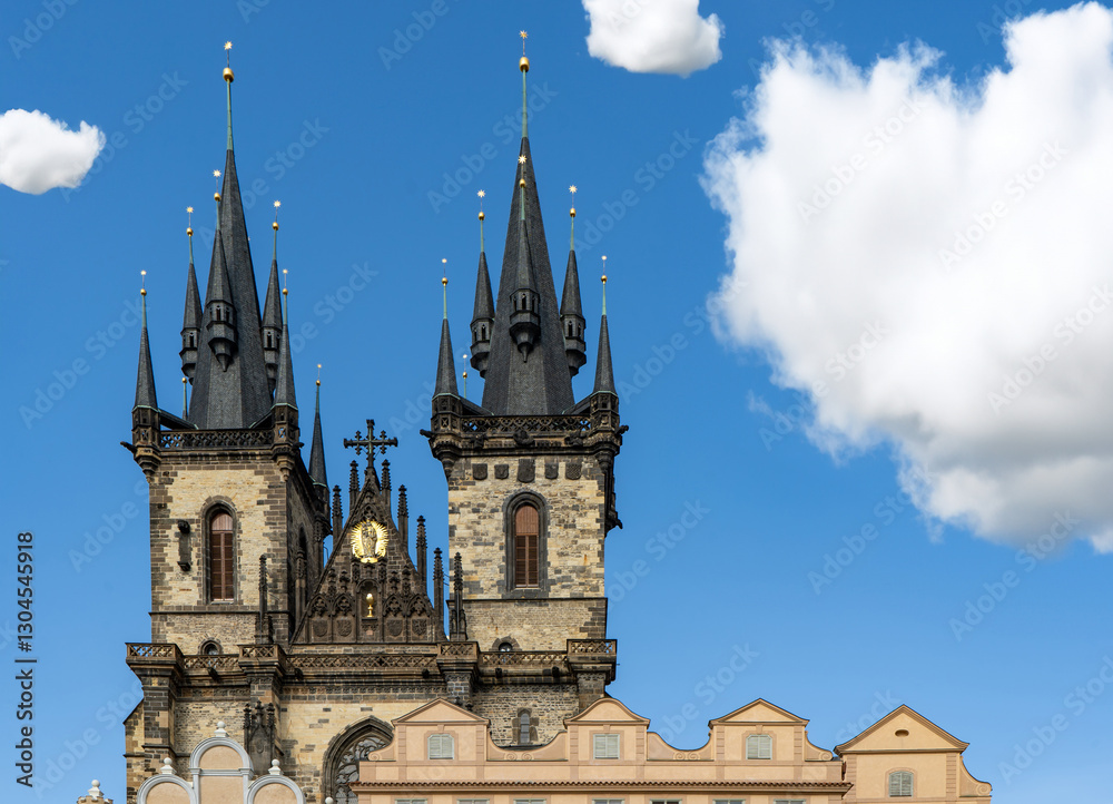 Fototapeta premium Gothic Church of the Mother of God before Tyn, Prague