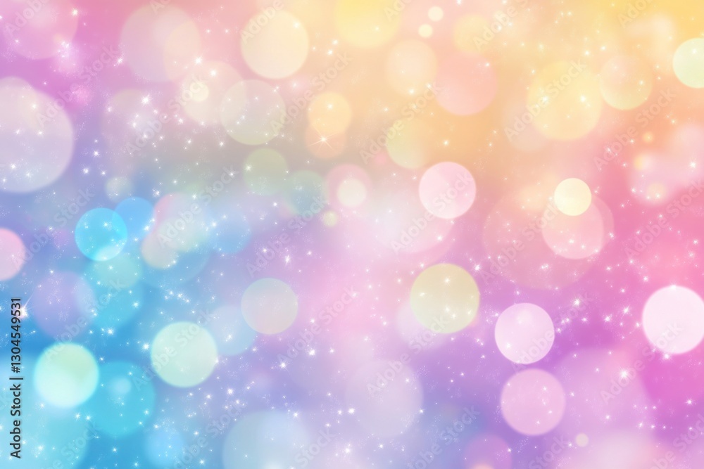 Pastel rainbow bokeh background with sparkles. Pastel rainbow bokeh background with sparkles.