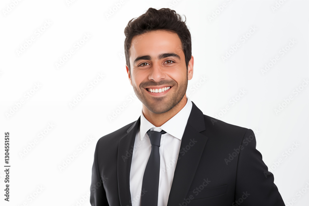 Smiling Arab Businessman in a Professional Suit on a white background – Confident, Successful Entrepreneur. Ready to Lead and Excel in the World of Business and Innovation Smiling Arab Businessman in a Professional Suit on a white background – Confident, Successful Entrepreneur. Ready to Lead and Excel in the World of Business and Innovation