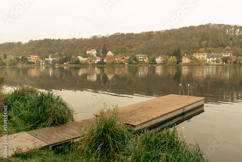 Kyjsky pond for fishing in Prague, Czech republic