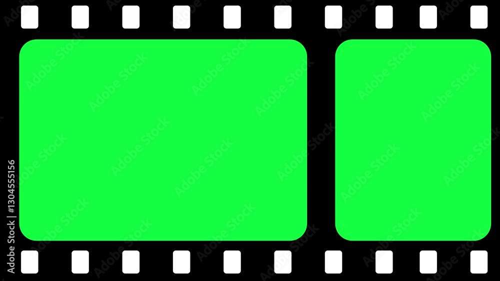 A film strip with green screen frames for easy customization. The animation scrolls smoothly, allowing seamless integration in editing projects. Ideal for video production and special effects. A film strip with green screen frames for easy customization. The animation scrolls smoothly, allowing seamless integration in editing projects. Ideal for video production and special effects.