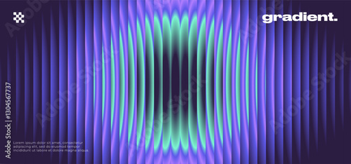 Ripple gradient background design. Modern ripple glass texture effect.
