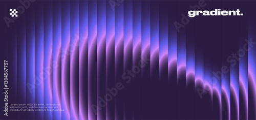 Ripple gradient background design. Modern ripple glass texture effect.
