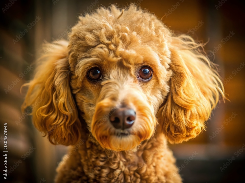 Golden Retriever Puppy Close-Up Portrait: Adorable Dog Photo Golden Retriever Puppy Close-Up Portrait: Adorable Dog Photo