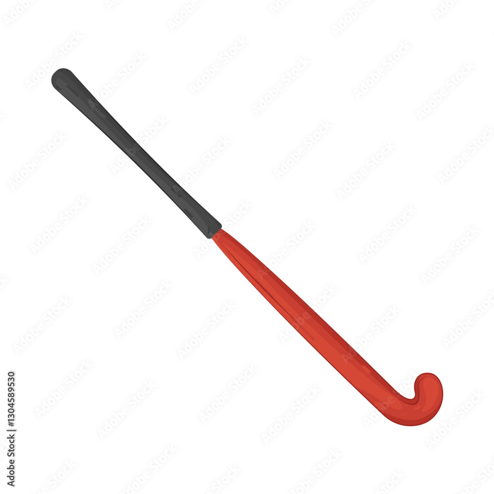 Illustration of field hockey stick Illustration of field hockey stick