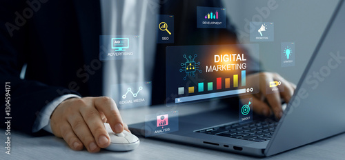 Digital Marketing development and goals strategy.Digital marketing for promotion of products with social media, email, website and channel search engine.Attract organic traffic for big sales.