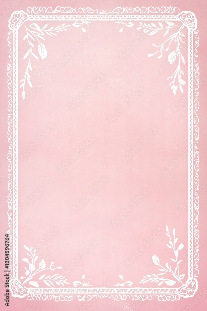 Abstract lace borders flower accents background poster template Abstract lace borders flower accents background poster template