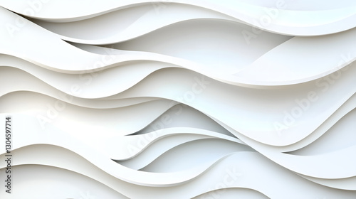 white pattern wave background, decor 04