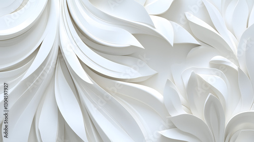 white pattern wave background, decor 02
