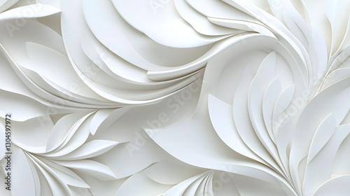 white pattern wave background, decor 01
