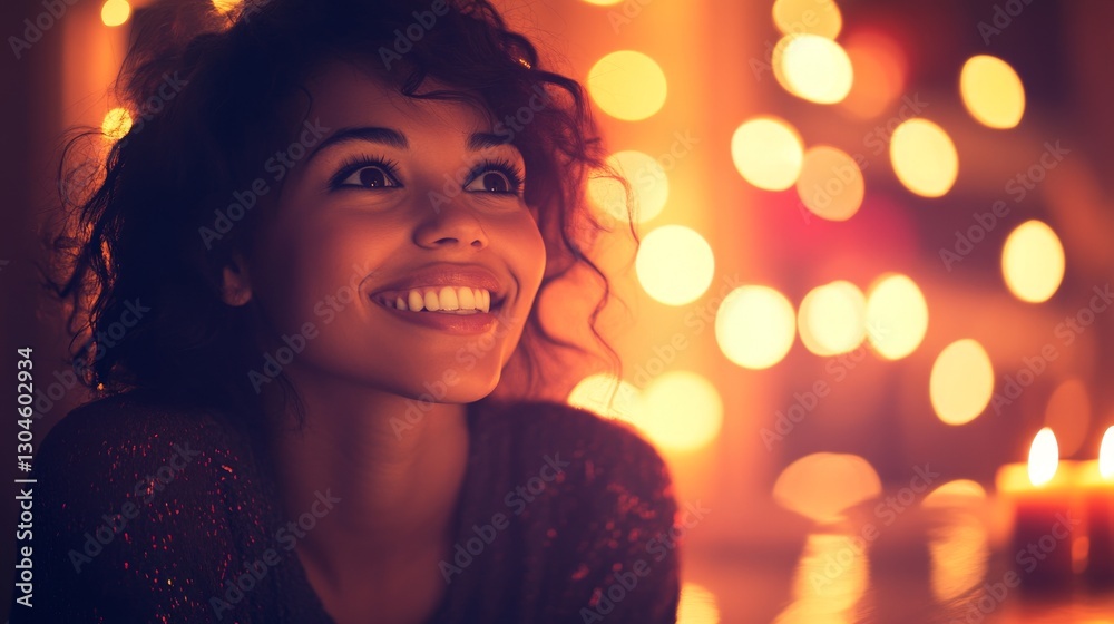 In a peaceful spa with a candlelit ambiance, a close-up captures a Black woman's face, her eyes closed in serene relaxation as she receives a back massage In a peaceful spa with a candlelit ambiance, a close-up captures a Black woman's face, her eyes closed in serene relaxation as she receives a back massage