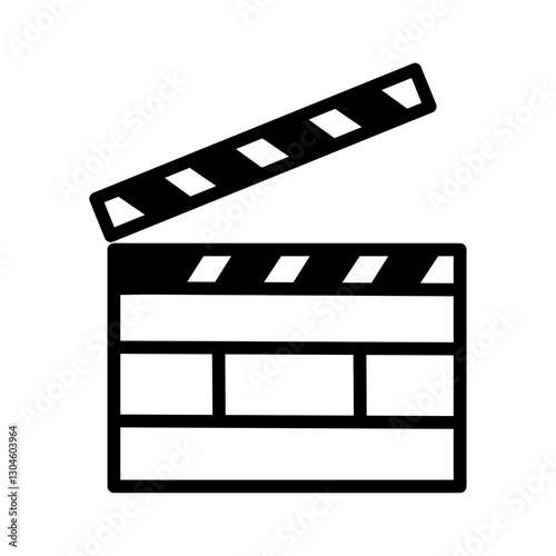 slate clapboard clapperboard take action cut movie bioskop film festival cannes cinema theater - icon logo flat element graphic sketch symbol vector sticker set pack sheet