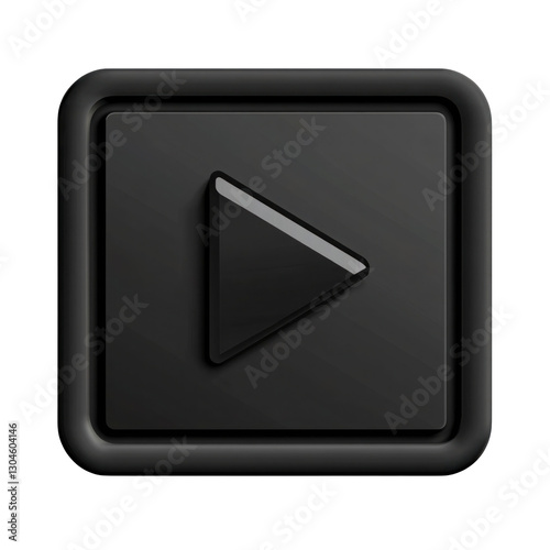 black play button