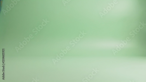 Empty Green Studio Background
