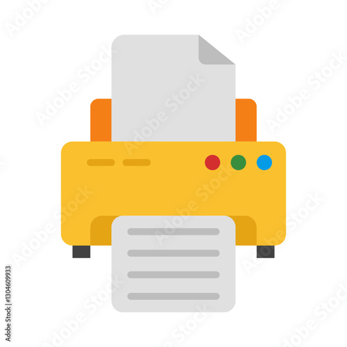 printer flat icon
